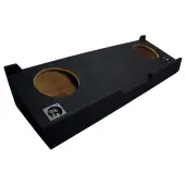 2007-2013 Chevy Silverado Crew Cab Truck Custom Dual 10" Sub Subwoofer Enclosure Box Used