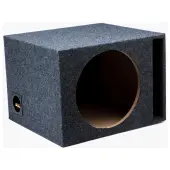 Car Audio Single 12" Vented Subwoofer Stereo Sub Box Ported Enclosure 5/8" MDF