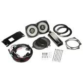 Kicker 46HDS144 Front Speaker Amp Upgrade for 14-UP Harley Electra Glide Bike