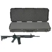 SKB 3I-4214-5B-L Waterproof Plastic 42.5" Case for Ruger AR-15 Style Semi-Auto Carbine Rife