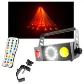 Chauvet DJ Lighting Swarm 4 FX Moonflower 3 in 1 Light w/ Remote & Clamp Package