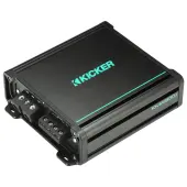 Kicker 48KMA8001 600 Watts RMS KM Series 2-ohm Stable Monoblock Class-D Marine Amplifier w/ Bass Knob Included