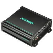 Kicker 48KMA8001 600 Watts RMS KM Series 2-ohm Stable Monoblock Class-D Marine Amplifier w/ Bass Knob Included