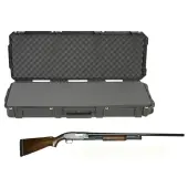 SKB 3I-4214-5B-L Waterproof Plastic 42.5" Case for Winchester Model 12 Pump Action Shotgun