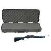 SKB 3I-4214-5B-L Waterproof Plastic 42.5" Case for Benelli Nova Tactical Hunting Semi-Auto Shotgun
