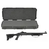 SKB 3I-4214-5B-L Waterproof Plastic 42.5" Case for Mossberg 500 Pump Action Shotgun