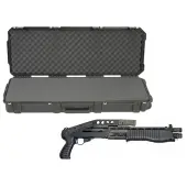 SKB 3I-4214-5B-L Waterproof Plastic 42.5" Case for Franchi SPAS-12 Semi Auto Shotgun