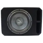 Harmony Audio HA-C1X12D2 Universal Single 12" Carbon Series Vented Loaded 1100W RMS 1 Ohm Sub Box Enclosure