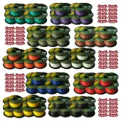 Harmony Audio Primary Single Conductor 18 Gauge Power or Ground Wire - 100 Rolls - 10,000 Feet - Color Mix for Car Audio / Trailer / Model Train / Remote