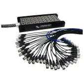 Harmony Audio HA-SB4050 Pro Stage XLR Snake Cable Box 40 Channel - 50 Feet (36 Send, 4 Returns)