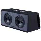 Memphis PRXE10D2 10inch Dual 2 Ohm PR Subwoofers with Two-tone Embroidered Carpet