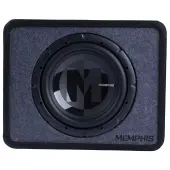 Memphis PRXE12S2 12inch Single 2 Ohm PR Subwoofer with Two-tone Embroidered Carpet