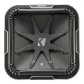 Kicker 41L7154 15-Inch L7 4-Ohm 1200 (Watts RMS) Cone Shape Unique Subwoofer