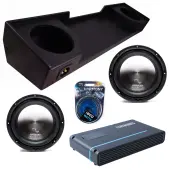 Harmony Audio Memphis fits 88-98 Chevy CK Extended Cab HA-A102 Dual 10" Subwoofer 800W Loade...