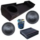 Memphis Audio fits 88-98 Chevy CK Extended Cab SE1040 Dual 10" Subwoofer 400W Loaded Sealed ...