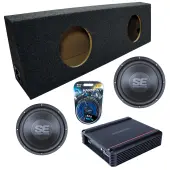 Memphis Audio fits Universal Regular Standard Cab Truck SE1040 Dual 10" Subwoofer 400W Loade...
