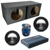 Harmony Audio Memphis fits Universal Ported HA-A102 Dual 10" Subwoofer 800W Loaded Sub Box E...