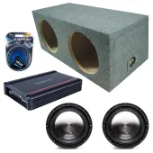 Harmony Audio Memphis fits Universal Rear Angle Loaded Sealed HA-A122 Dual 12" Subwoofer 100...