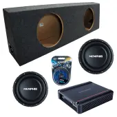 Memphis Audio fits Universal Regular Standard Cab Truck SRXS1240 Dual 12" Subwoofer 500W Loa...