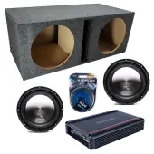 Harmony Audio Memphis fits Universal Ported HA-A122 Dual 12" Subwoofer 1000W Loaded Sub Box ...