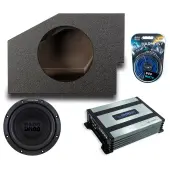 2002-2015 Dodge Ram Quad Crew Sealed Single Alpine 10" W10S4 Loaded Subwoofer Stereo Sub Box...