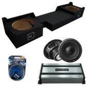 2004-2008 Ford F150 Super Crew Ext Sealed Dual Alpine 10" W10S4 Loaded Subwoofer Stereo Sub ...
