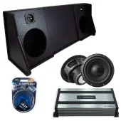 1994-2001 Dodge Ext Cab Sealed Dual Alpine 10" W10S4 Loaded Subwoofer Stereo Sub Box Enclosu...