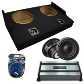 2015 - 2025 Ford F-150 Super Cab Sealed Dual Alpine 10" W10S4 Loaded Subwoofer Stereo Sub Bo...