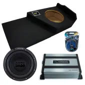 2014-2018 Chevy Silverado Double Cab Truck Sealed Single Alpine 10" W10S4 Loaded Subwoofer S...