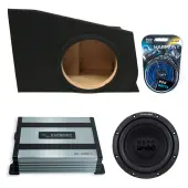 2010-2015 Chevy Camaro Passenger Side Sealed Single Alpine 10" W10S4 Loaded Subwoofer Stereo...