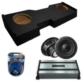 2014-2018 Chevy Silverado Crew Cab Truck Sealed Dual Alpine 10" W10S4 Loaded Subwoofer Stere...