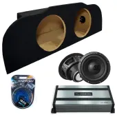 2003-2015 Infiniti G35 Coupe Sealed Dual Alpine 10" W10S4 Loaded Subwoofer Stereo Sub Box En...