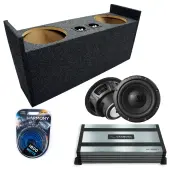 87-06 Jeep Wrangler YJ TJ Sealed Dual Alpine 10" W10S4 Loaded Subwoofer Stereo Sub Box Enclo...