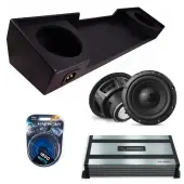 1988-1998 Chevy CK Ext Cab Sealed Dual Alpine 10" W10S4 Loaded Subwoofer Stereo Sub Box Encl...