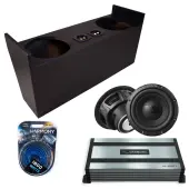 1987-2006 Jeep Wrangler YJ TJ Sealed Dual Alpine 10" W10S4 Loaded Subwoofer Stereo Sub Box E...