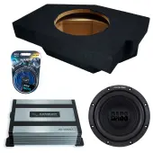 2002-2015 Dodge Ram Quad Crew Cab Sealed Single Alpine 10" W10S4 Loaded Subwoofer Stereo Sub...