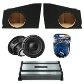 2010-2013 Chevy Coupe Sealed Dual Alpine 10" W10S4 Loaded Subwoofer Stereo Sub Box Enclosure...