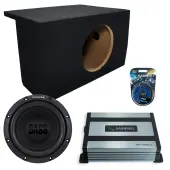 2005-2014 Ford Mustang Trunk Corner Sealed Single Alpine 10" W10S4 Loaded Subwoofer Stereo S...