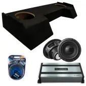 2019-2025 Dodge Ram Crew Cab  Sealed Dual Alpine 10" W10S4 Loaded Subwoofer Stereo Sub Box E...