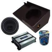 1988-1998 Chevy C/K Extended Cab Sealed Single Alpine 12" W12S4 Loaded Subwoofer Stereo Sub ...