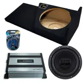 2014-2018 Chevy Silverado Double Cab Truck Sealed Single Alpine 12" W12S4 Loaded Subwoofer S...