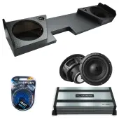2014-2018 Chevy Silverado Double Cab Truck Sealed Dual Alpine 12" W12S4 Loaded Subwoofer Ste...