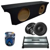 2007-2018 Jeep Wrangler 4 Door Sealed Dual Alpine 12" W12S4 Loaded Subwoofer Stereo Sub Box ...