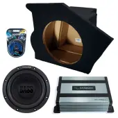 1993-2002 Chevy Camaro Sealed Single Alpine 10" W10S4 Loaded Subwoofer Stereo Sub Box Enclos...