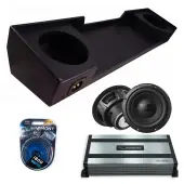 1988-1998 Chevy C/K Ext Cab Sealed Dual Alpine 12" W12S4 Loaded Subwoofer Stereo Sub Box Enc...
