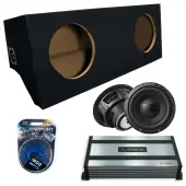 2005-2015 Ford Mustang Coupe Sealed Dual Alpine 12" W12S4 Loaded Subwoofer Stereo Sub Box En...