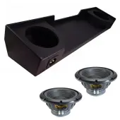 1988-1998 Chevy CK Extended Cab Sealed Dual Alpine 10" W10S4 Loaded Subwoofer Stereo Sub Box...