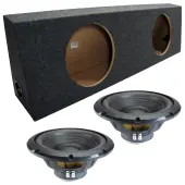 Regular Standard Truck Cab Sealed Dual Alpine 12" W12S4 Loaded Subwoofer Stereo Sub Box Encl...