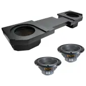 2002-2018 Dodge Ram Quad Crew Sealed Dual Alpine 10" W10S4 Loaded Subwoofer Stereo Sub Box E...