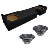 2000-2003 Ford F-150 Super Cab Sealed Dual Alpine 10" W10S4 Loaded Subwoofer Stereo Sub Box ...